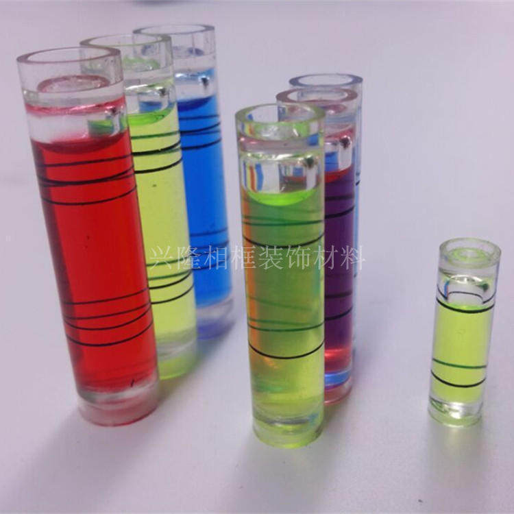 1000 cylindrical blisters Mini Level Balancer Photo Frame Tablet Level High Precision Dual Line Level