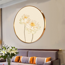 Xinglong Round Picture Frame Aluminum Alloy Frame Mounted Cross Embroidered Diamond Painting Decoration Painting With Machine Glass Back Plate