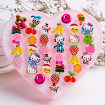 Childrens ring ring ring ring cute princess cartoon little girl birthday gift gift toy girl jewelry