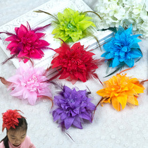 June 1 kindergarten childrens dance table performance flower leather band wrist flower hand flower bracelet flower square dance props