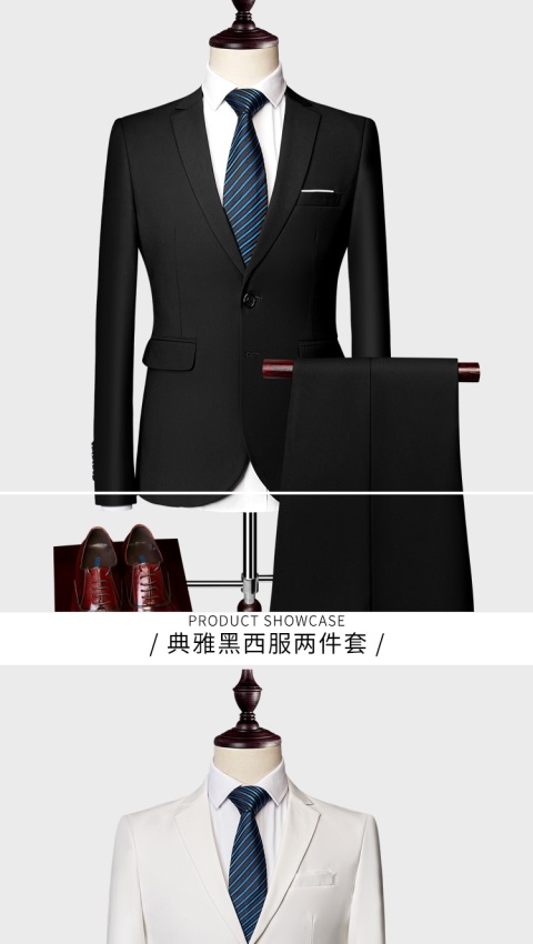 Xu hướng Fat Fat Plus Kích thước cực lớn Phù hợp với Fat Man Váy cưới cho nam 5XL Dress Up Groom Group Suit áo vest nam