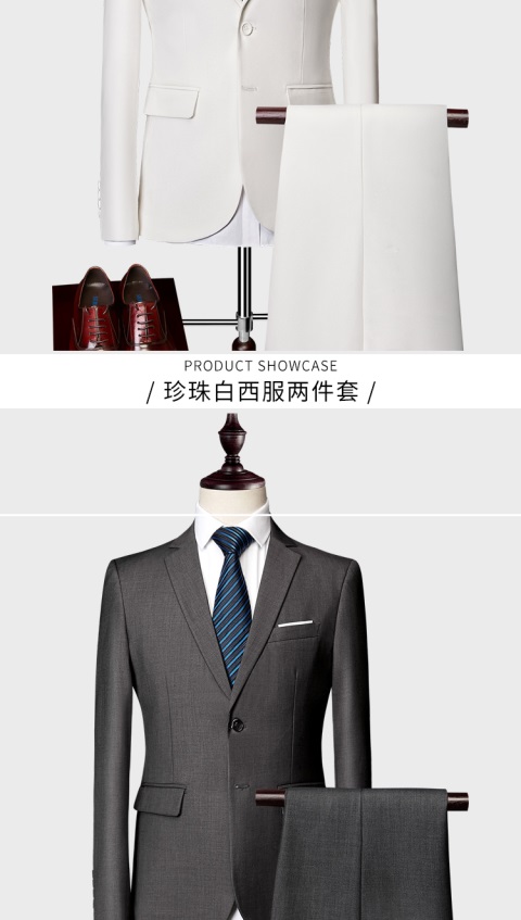 Xu hướng Fat Fat Plus Kích thước cực lớn Phù hợp với Fat Man Váy cưới cho nam 5XL Dress Up Groom Group Suit áo vest nam
