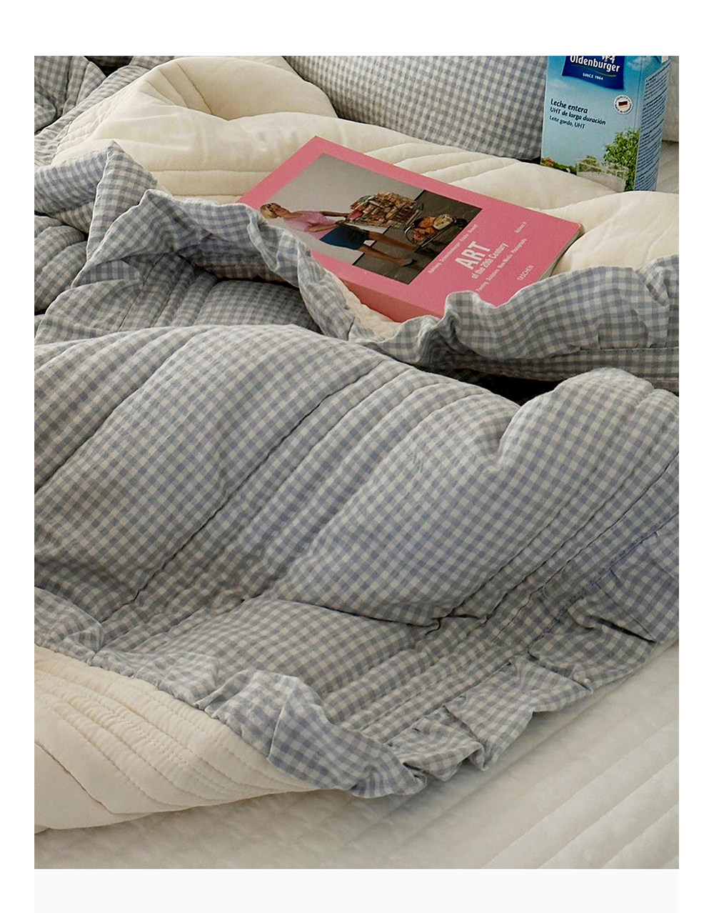 miniheeee корейский оригинал сладкое модальное клетчатое летнее одеяло для кондиционера весна-осень