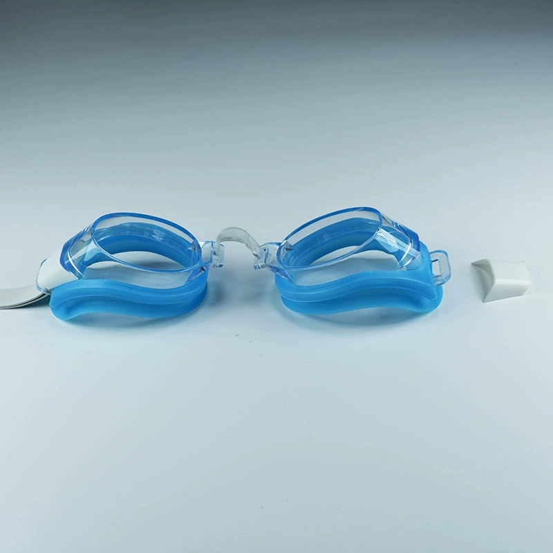 Kính trong suốt không thấm nước gửi mũ bơi mũi clip nút tai phù hợp với ba mảnh phù hợp cho bé trai và bé gái lặn kính bơi