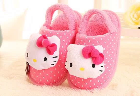 Chaussons enfants en suède HELLOKITTY - Ref 1015552 Image 13