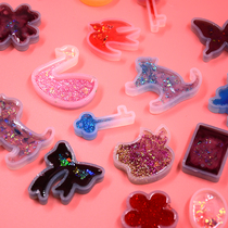 Silicone mold diy handmade material pendant jewelry crystal drop glue uv drop glue dried flower specimen mold