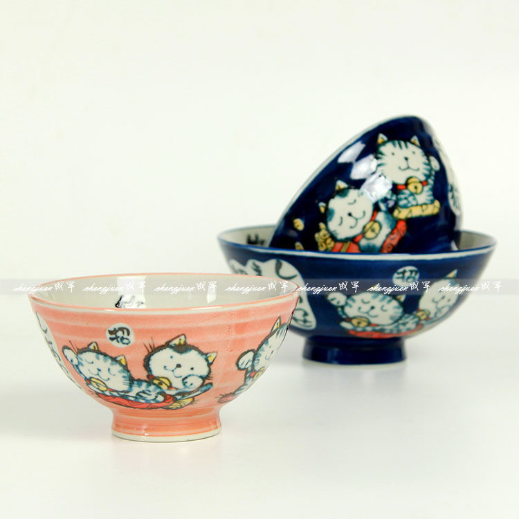 [USD 12.77] Japanese imported ceramic tableware Mizunoyaki handdrawn