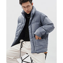 2020 winter stand-up collar down jacket mens short thickened warm mens Korean version of the trend bread suit handsome male jacket