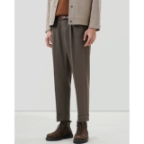 Шерстяные демисезонные зимние флисовые штаны для отдыха, свободный прямой крой, увеличенная толщина