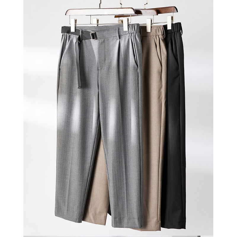 Tightness Waist Pituitary Pants Men 90% Pants Casual Western Fit Pants Korean Version Straight Cylinder Loose 100 Hitch Male Pants