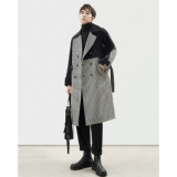 Кашемировое шерстяное пальто, длинная вельветовая демисезонная куртка, средней длины