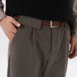 Шерстяные демисезонные зимние флисовые штаны для отдыха, свободный прямой крой, увеличенная толщина