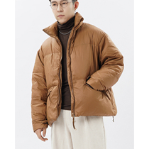 Stand-up collar down jacket jacket winter new trend brand down jacket bread suit Korean version of the trend casual loose mens clothing