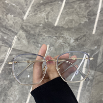 Original Cebu Wind Box large frame anti-blue light radiation protection retro glasses female round face vegan mesh red ins eyes frame male