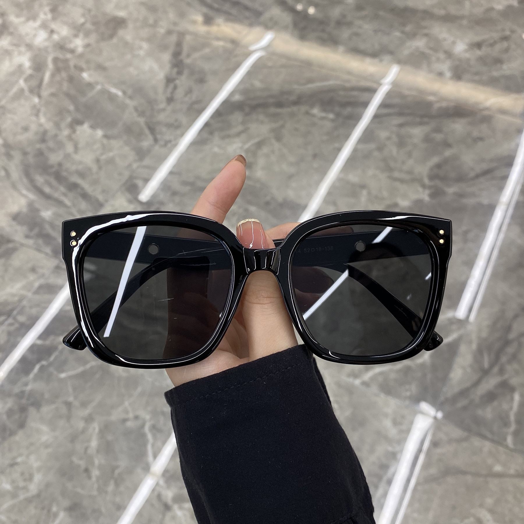 2022 New GM Sunglasses Woman and Women Han Edition of the same large - frame sunglasses female network red glasses