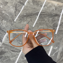 Suit super light with myopia glasses female anti-blue Net red tr90 glasses frame small red book with glasses frame male tide