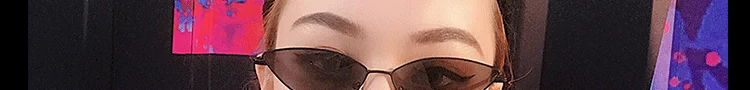 Kính râm hộp nhỏ nữ 2018 mắt mới nữ lưới đỏ kính nam thời trang hipster mèo mắt cá tính đường phố kính râm
