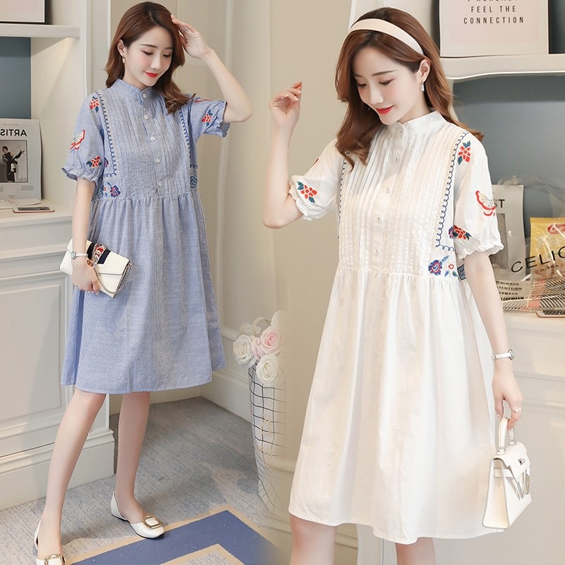 Maternity dress Spring and autumn new style outside wear fashion suit summer breastfeeding maternity skirt summer tide mom girl summer dress