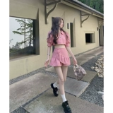 Милое платье, комплект, французский стиль, подходит для подростков, в стиле Шанель