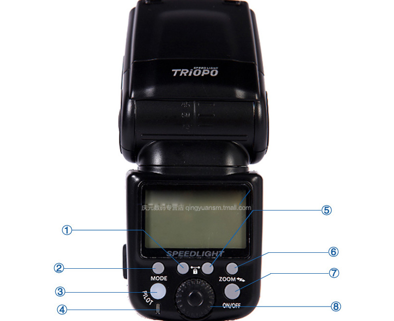 TRIOPO Jiebao TR-960II flash máy ảnh Pentax Canon Nikon DSLR hàng đầu - Phụ kiện máy ảnh DSLR / đơn chân tripod điện thoại