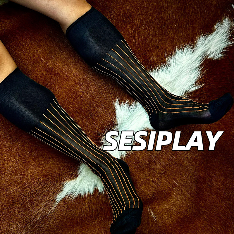 【Sesiplay：Sherlock Socks·Lava】Men's Elegant Stockings