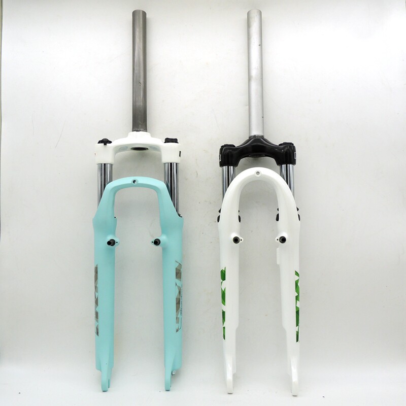 SANTOU 26 inch mountain travel bike oil pressure shock-proof front fork lock dead V brake disc brake straight