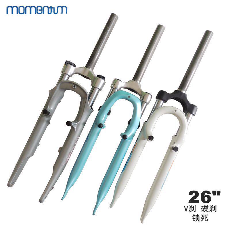 Mormanton 26 Inch Mountaineering Bike Disc Brakes V Brake Shock Absorbing aluminum alloy front fork High carbon steel front fork