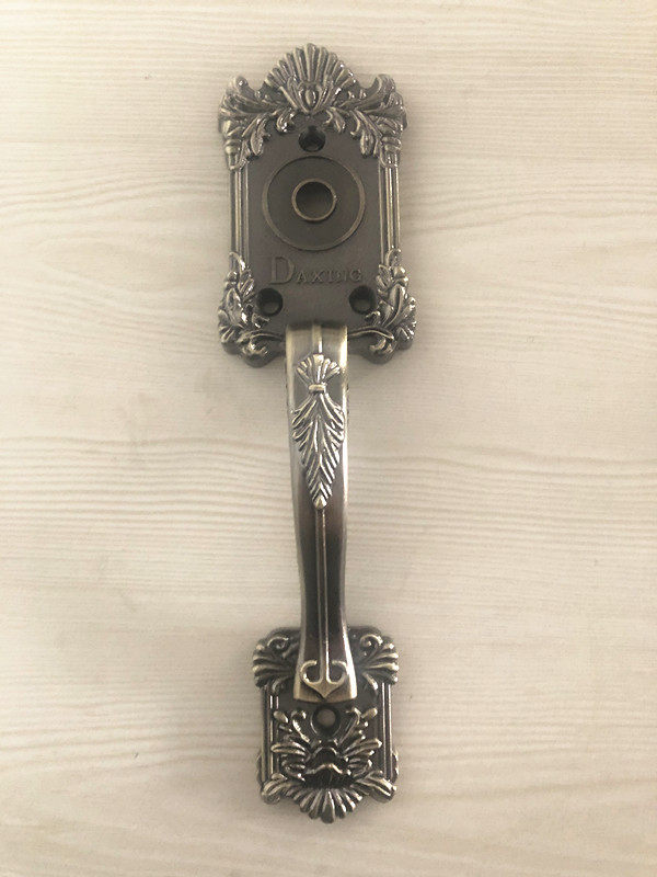 Anti-theft door exterior door old-fashioned automatic lock handle door lock handle home exterior cross lock handle single