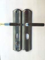 Security Door Lock Handle Aluminum Alloy Door Handle Stainless Steel Door Handle Black Gold Handle Wood Door Lock Accessories