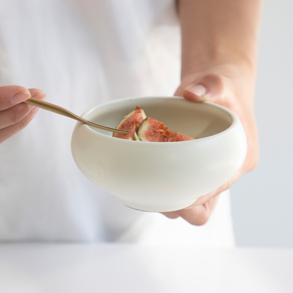 Three homes original white Japanese cuisine bowl cold cup tea bowl match bowl scrub bowl smell of soup bowl