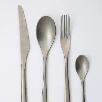 Japanese vintage old snowflake steak knife Japanese and flavor series Japanese stainless steel tableware main meal knife and fork spoon