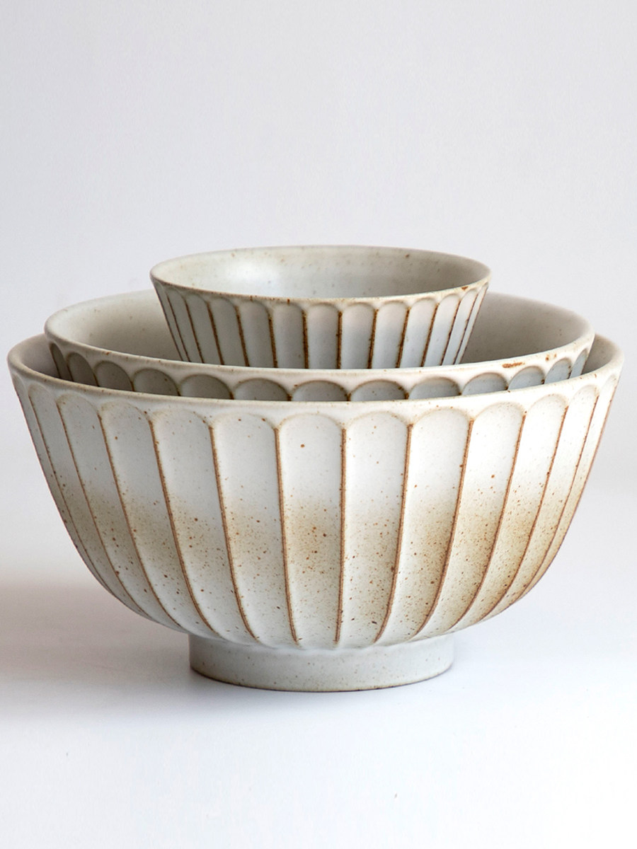 Miyake family Japanese handmade coarse pottery large bowl Soup bowl instant noodle bowl Jingdezhen household Zen noodle bowl Vegetable salad bowl