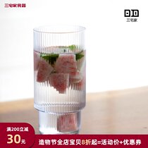 Miyake soft drink glass Hot red glass Beer glass Whiskey cocktail glass High temperature glass