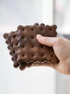 Three homes Black Walnut beech wood tea tray Nordic inS style creative solid wood coaster coffee cup creative coaster