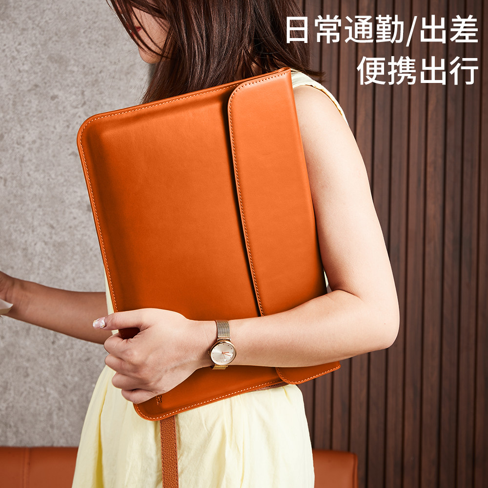 Suitable for laptop bag Apple macbookpro14 liner bag air13 leather sleeve 16apple original