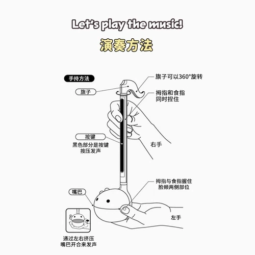 Otamatone Японская дизайнерская музыкальная игрушка, электронные музыкальные инструменты из ПВХ, подходит для подростков
