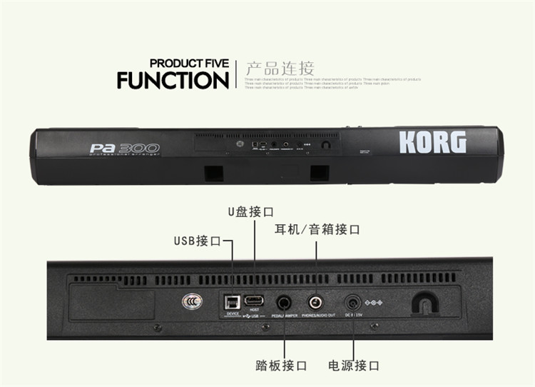 Âm nhạc KORG PA300 PA-300 âm nhạc tổng hợp sắp xếp bàn phím bàn phím PA600 đơn giản hóa mua đàn piano điện