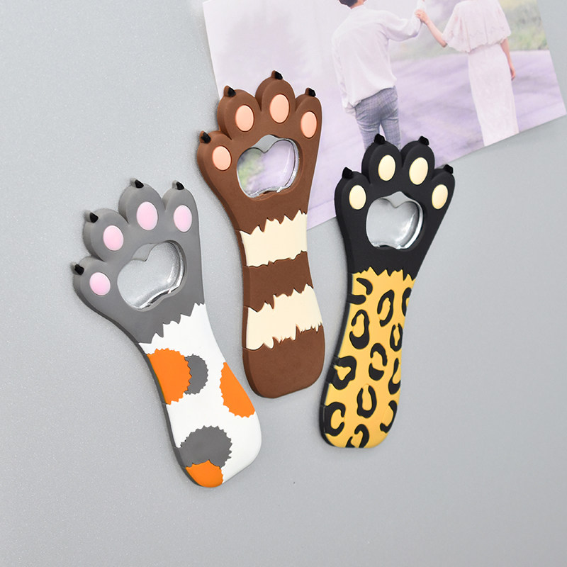 Personality creative refrigerator with stereo 3D magnet liquor cute magnet tape fridge side decoration