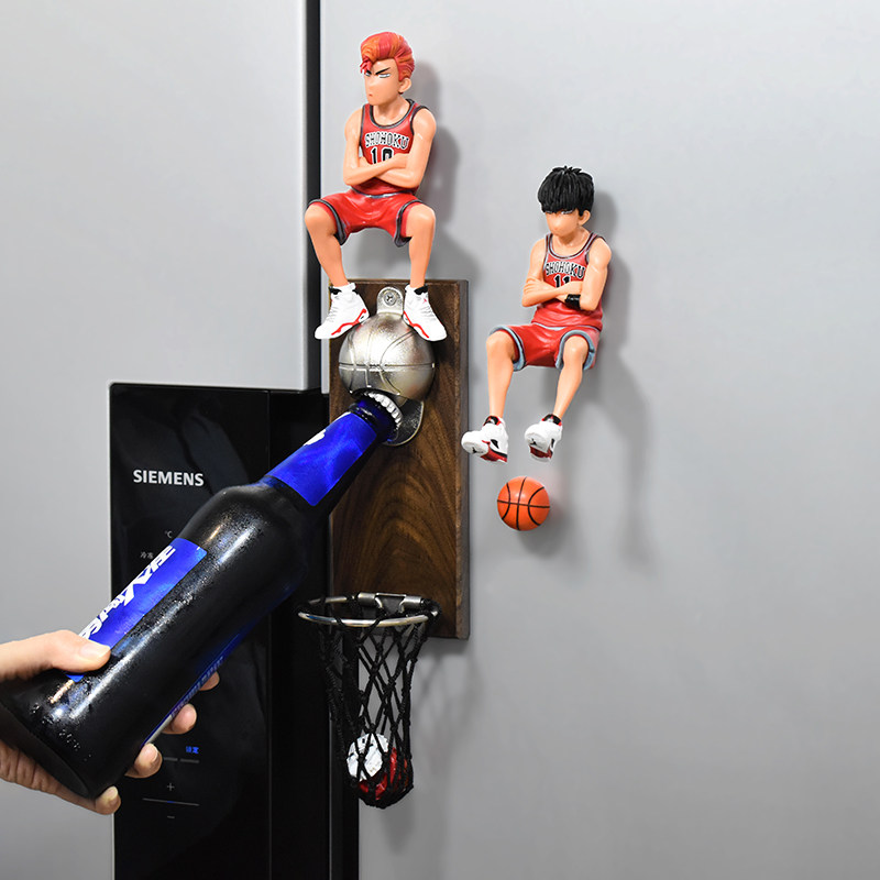 Creative Irrigation Basket Master Xiangbei Cherry Wood Flower Dau Stream Sichuan Maple 3D Solid Paparazzi Pendulum model fridge with large magnet