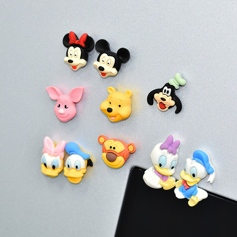 Cute creative Mickey Mini small glove magnetic button refrigerator paste stereo cartoon magnetite magnet