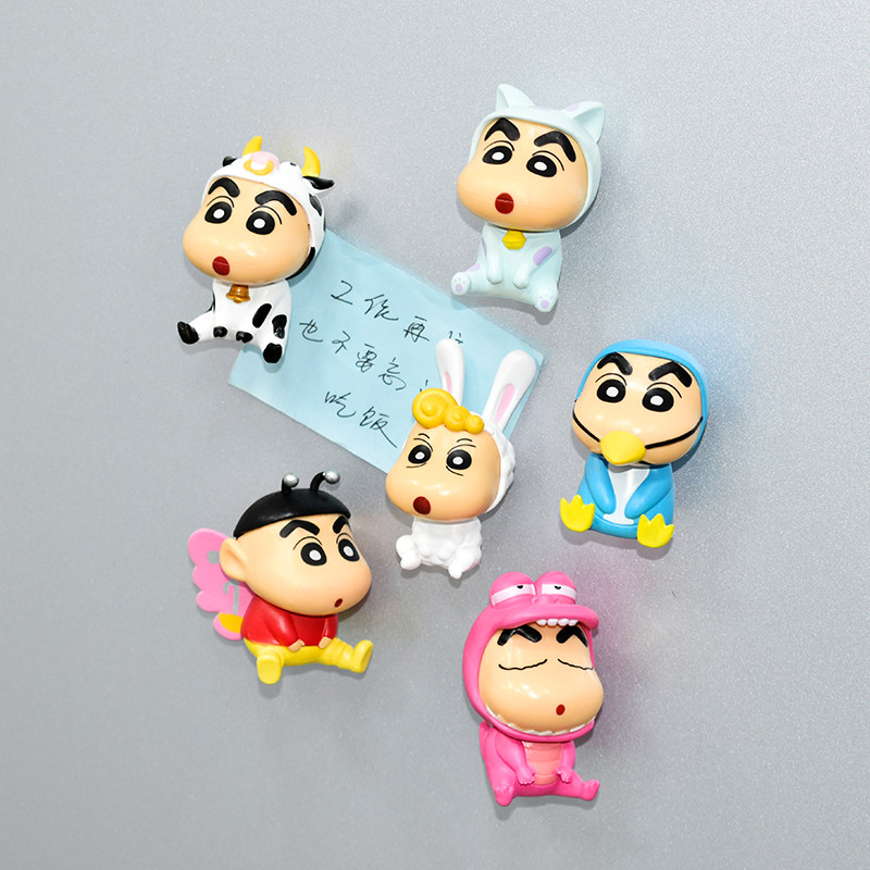 Creative Cartoon 3d Solid New Wax Pen Small New Fridge Stick Magnet Magnet Stick Fridge Decorative Magnet Set