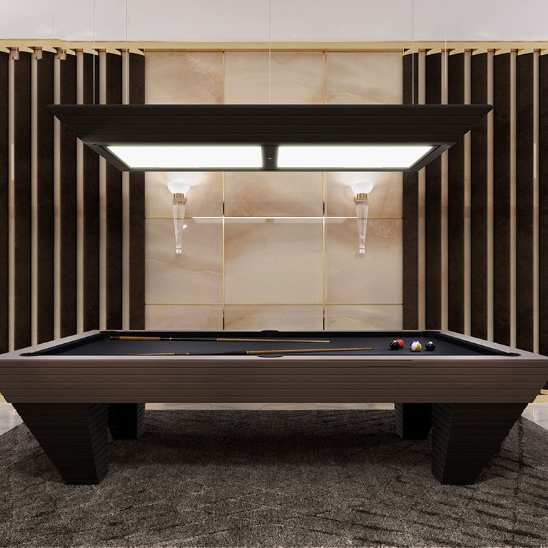 Solid wood billiard table custom high-end billiard table small household villa adult standard black eight nine ball Chinese style - Taobao