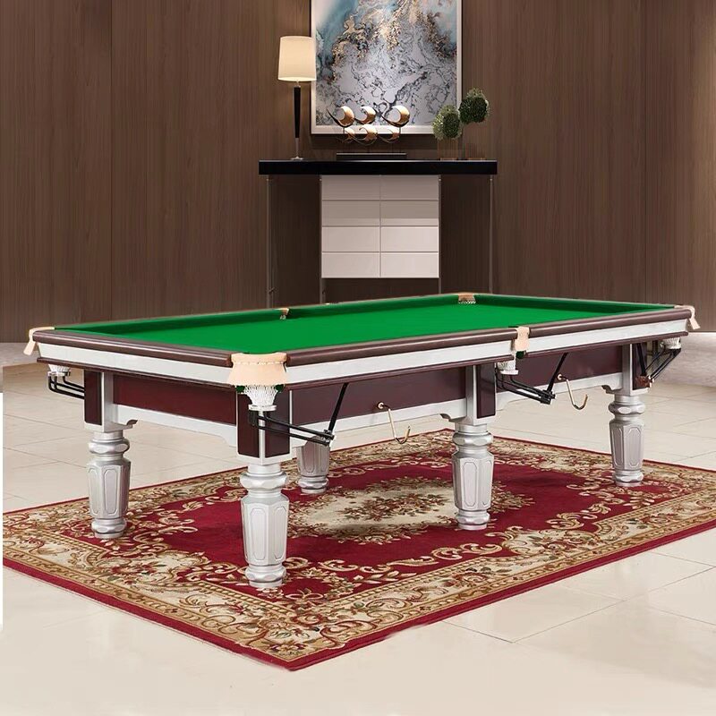Billiard table standard type Chinese black eight American home commercial ball room club club steel library full set of billiard table