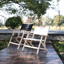 Back chair portable design outdoor stool folding stool modern folding chair solid wood folding economic leisure backrest