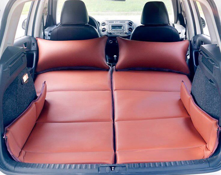 Car non-inflatable folding mattress car middle bed SUV trunk special travel bed car universal rear sleeping pad