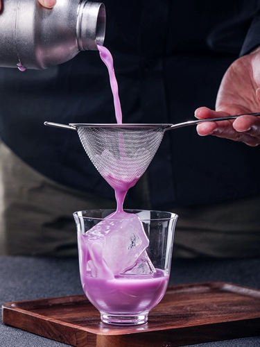 Бар легендарный коктейль специального коктейльного треугольника фильтр экрана экрана порошкообразной конус из нержавеющей стали тип конуса