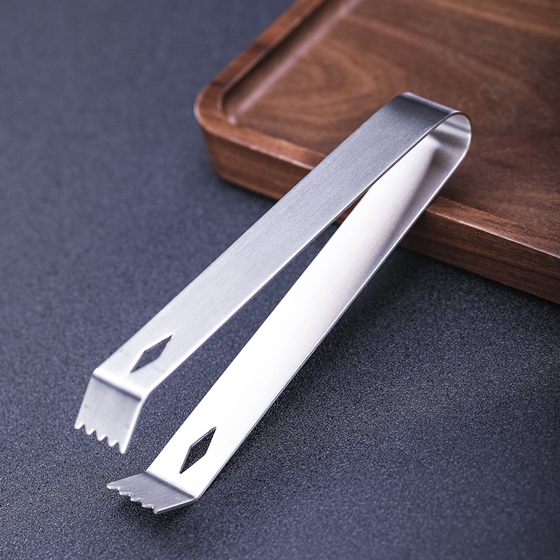 Bar Legend Premium 304 Stainless Steel Hard Ice Cube Clip Sugar Cube Trim Clip Large Ice Clip