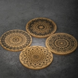 Европейские пробковые подставки для бара, противообжигающие подставки, подставки для коктейлей, антикварные водопоглощающие подставки для кофе-бара