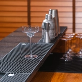 CRISON Барная стойка для бара, прямоугольный большой барный коврик, барная стойка, нескользящий фильтр для воды, пластиковый коврик, инструмент, коврик для слива бокала