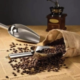 Bar Legend, натуральная утолщенная нержавеющая сталь № 4, лопата для льда, пищевая лопата, лопата для риса, лопата для муки, лопата для сахара.